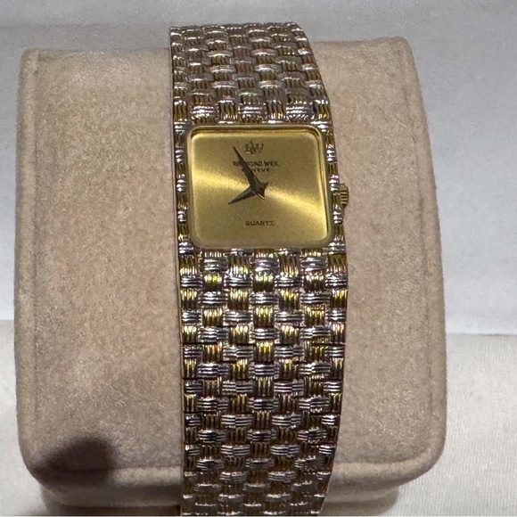 ⌚ Vintage 80's Raymond Weil 18K Gold and Silver Quartz Watch - #9058 - Picture 8 of 16